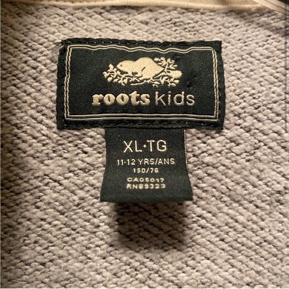 Roots kids hoodie gray/black size XL - Picture 2 of 4